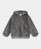 FAUX SHEARLING HOODIE JACKET - LUCAK138