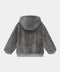 FAUX SHEARLING HOODIE JACKET - LUCAK138