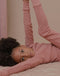 ORGANIC WAFFLE SET - DUSTY ROSE