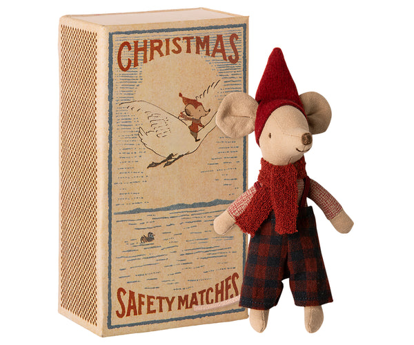 CHRISTMAS MOUSE IN MATCHBOX - BIG BROTHER